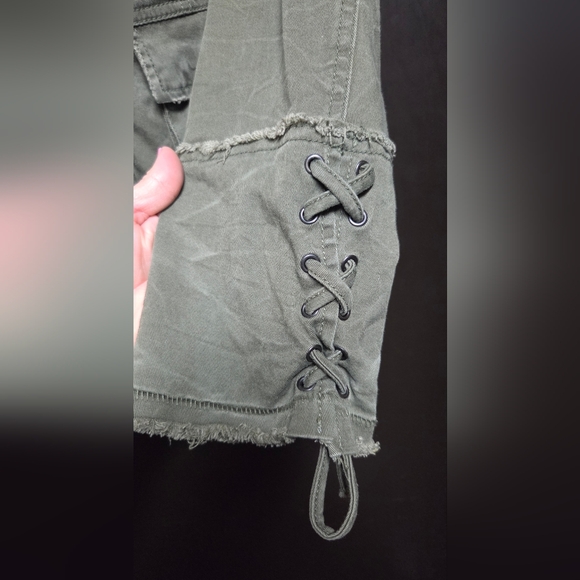 Free People Ruffle Hem Distressed Jacket - Picture 6 of 9